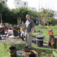 סדנאת גינון ורטיקלי בגינת נוה שאנן